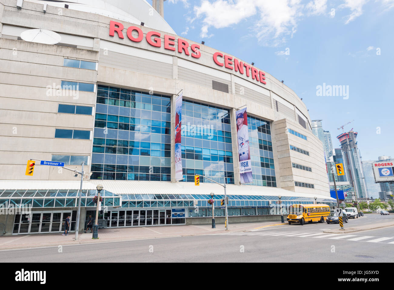 Toronto, Canada - 26 juin 2017 : le stade Rogers Centre à Toronto Banque D'Images