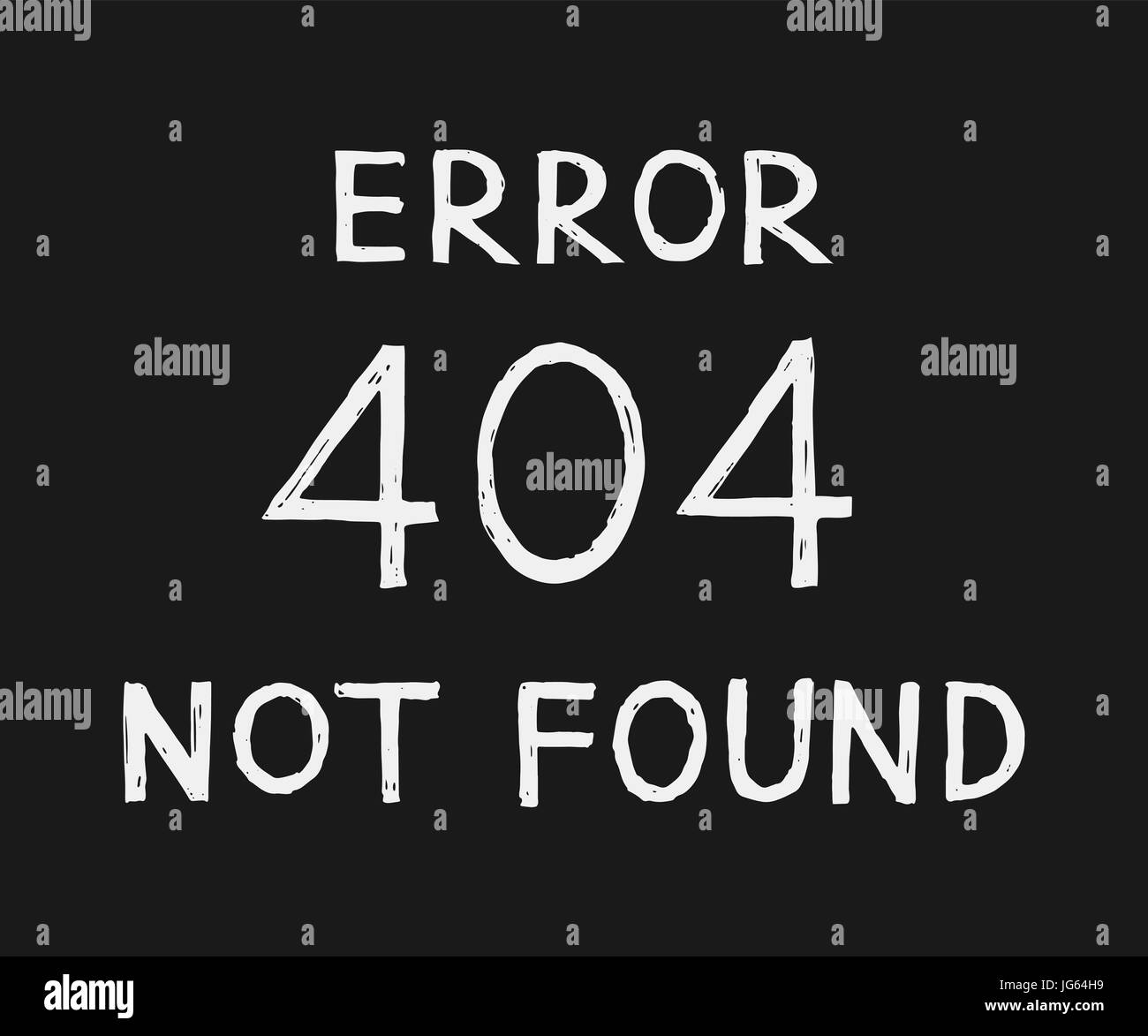 Erreur 404 croquis Illustration de Vecteur