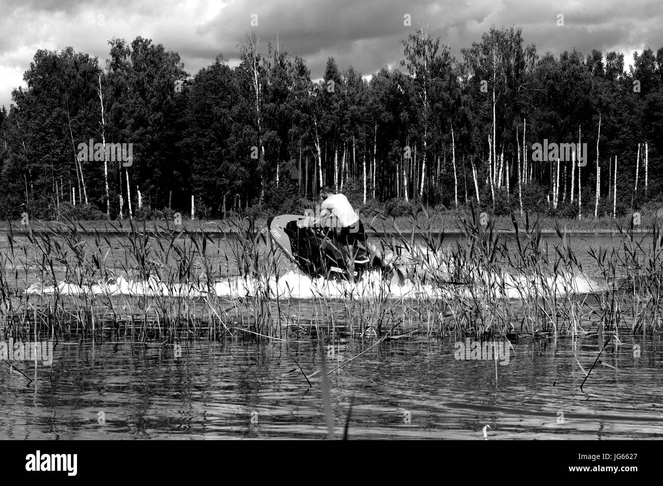 Jet ski, lac, l'eau, Sport Banque D'Images