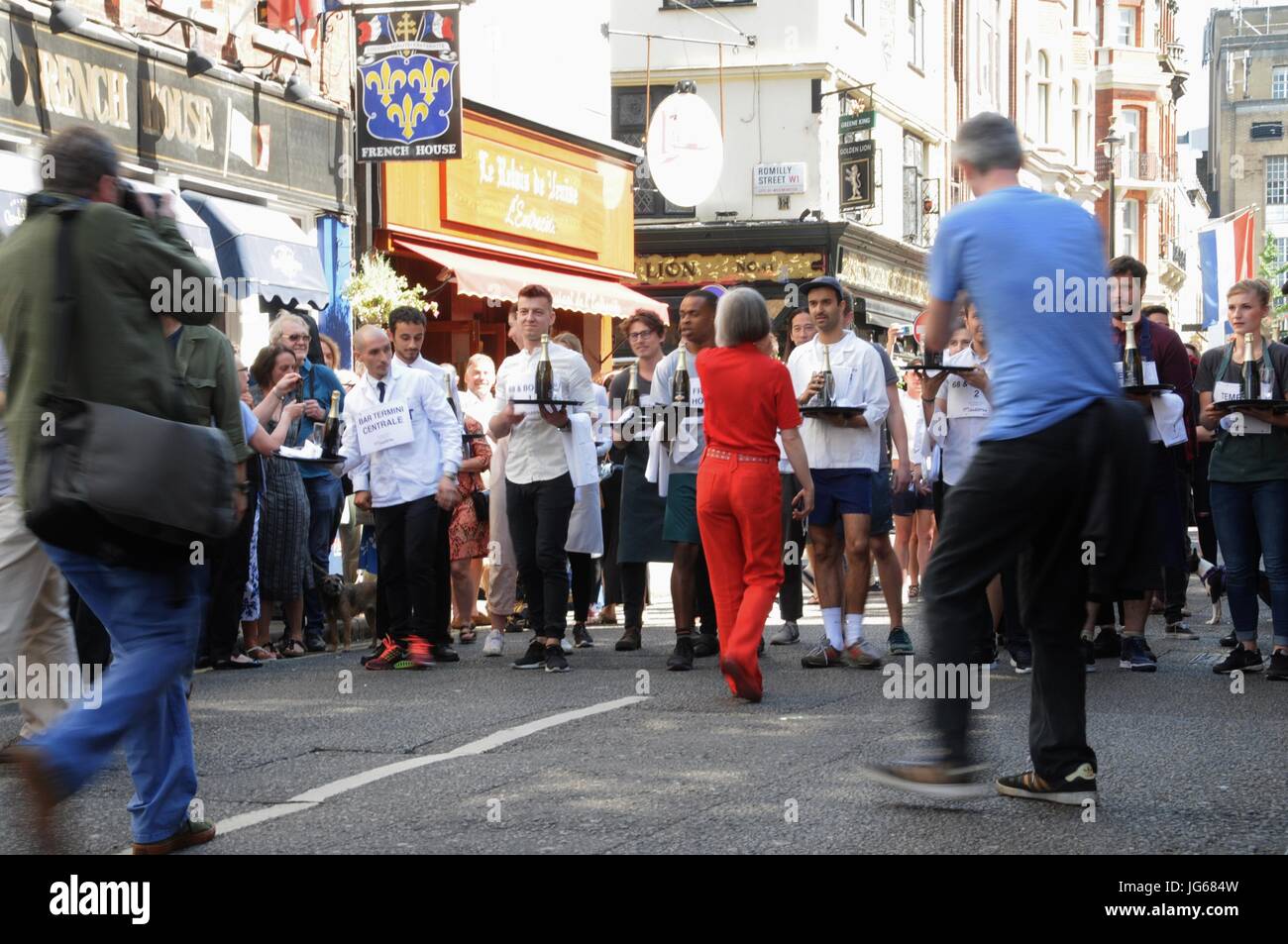 2017 de Soho, de garçon's Race. Banque D'Images