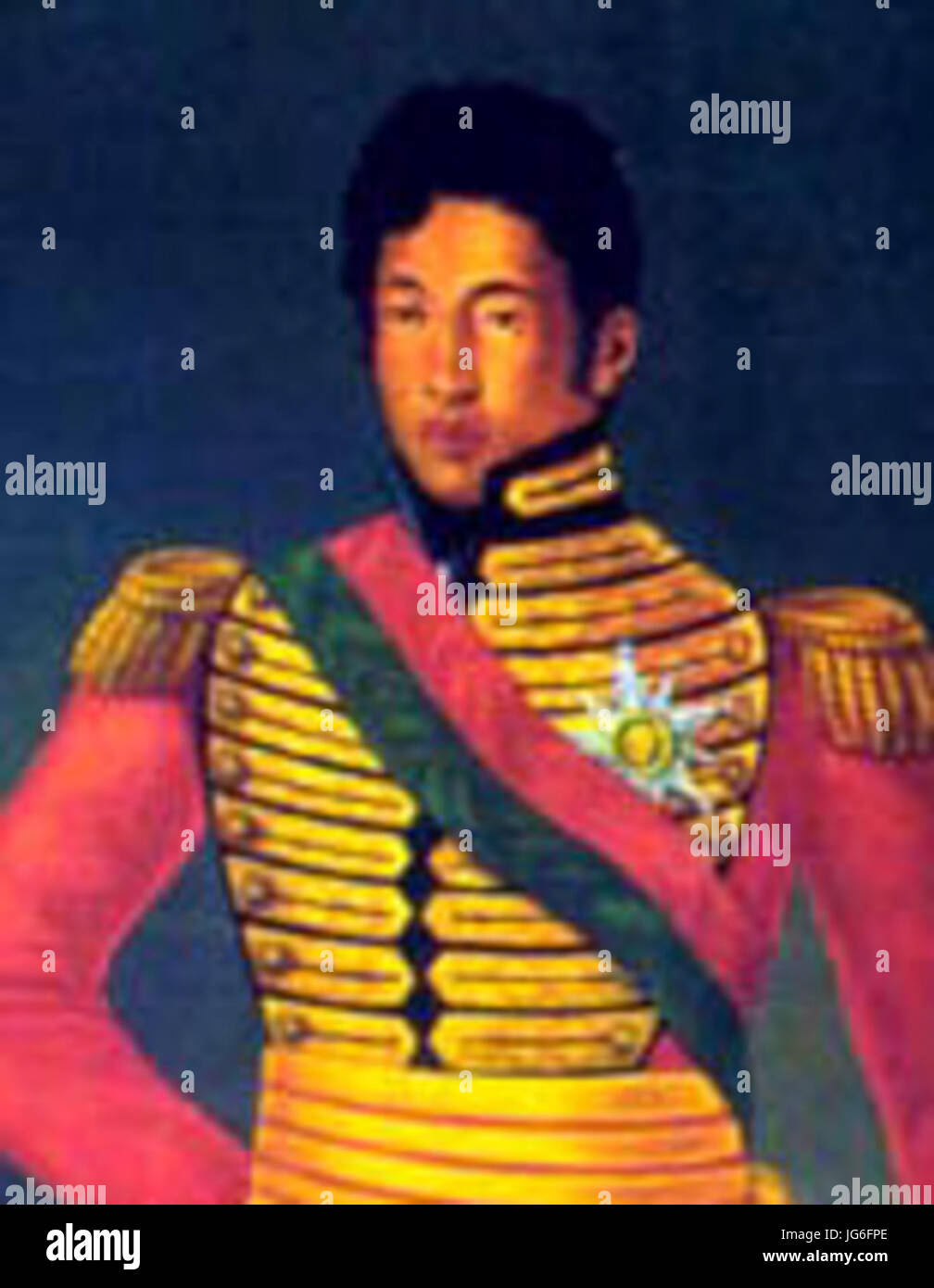 Radama I portrait par Ramanankirahina29 récolte 28 Banque D'Images