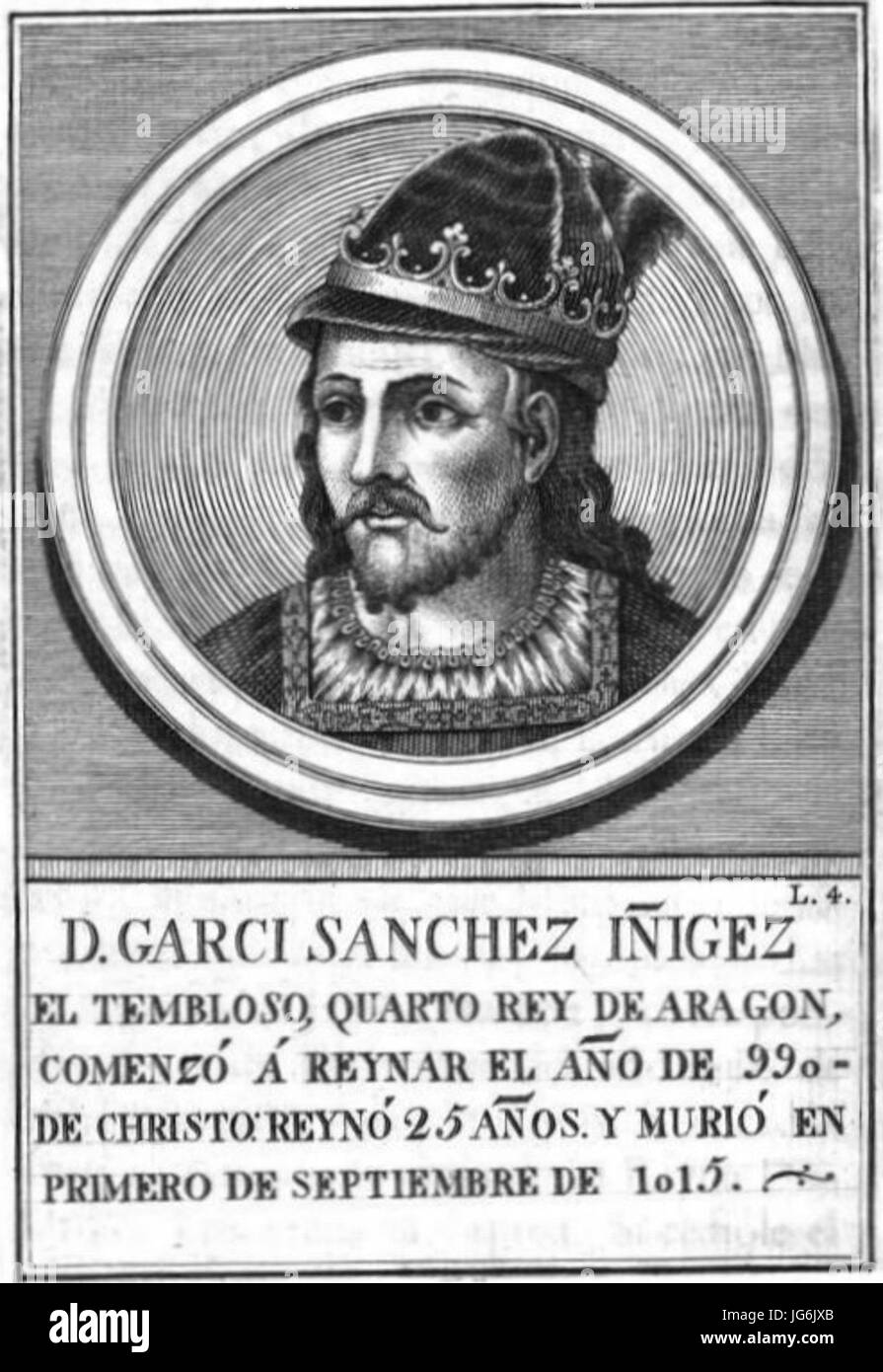 Retrato-036-Rey de Aragón-Garci Sanchez Iñiguez Banque D'Images