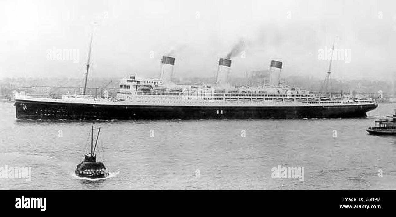 RMS Majestic 28Magic stick29 Banque D'Images