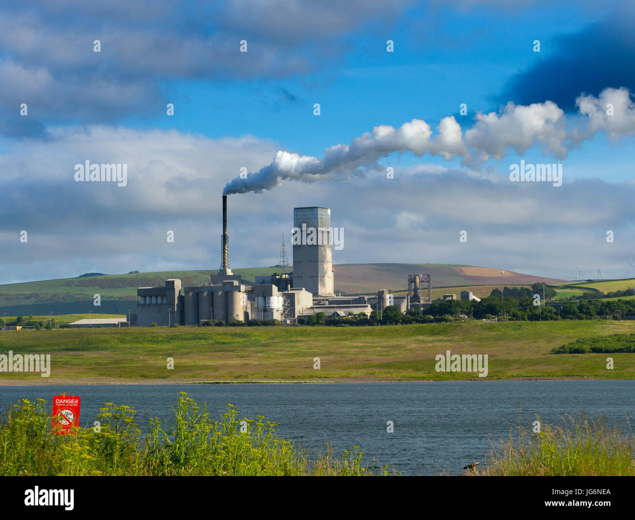 'Lafarge Cement Works', Dunbar, East Lothian, Scotland, UK, Europe Banque D'Images