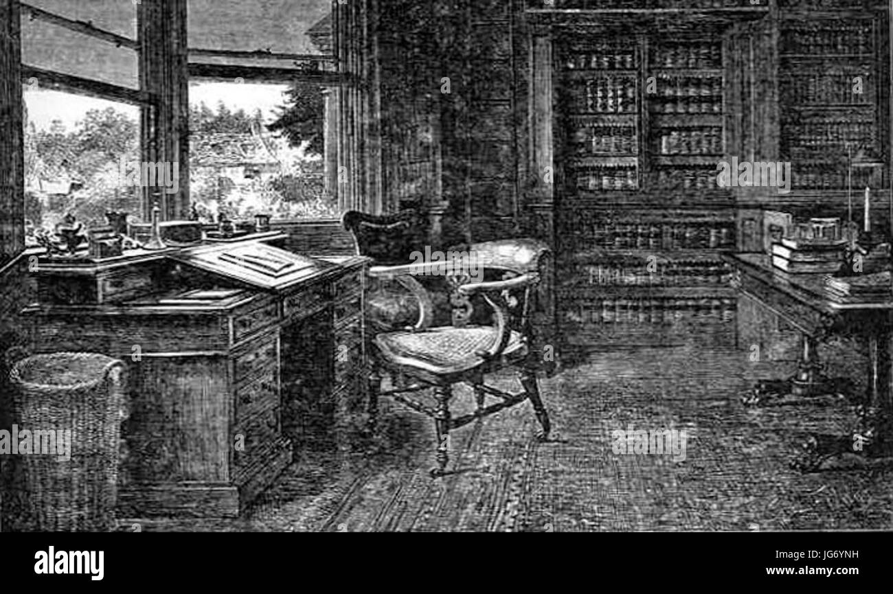 Samuel Luke Fildes - la chaise vide 28L 187029 Graphique Banque D'Images