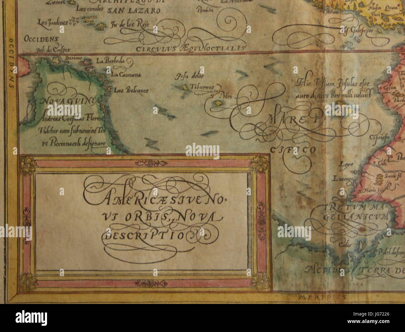 Carte des Amériques28160029 sud ouest Banque D'Images