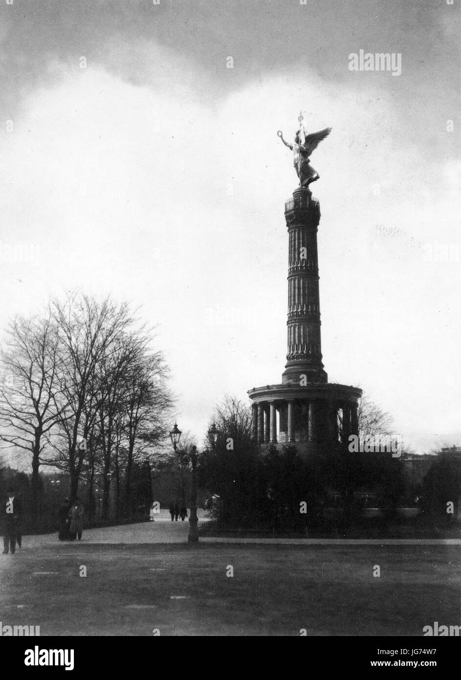 Siegessäule, Berlin 1900 Banque D'Images