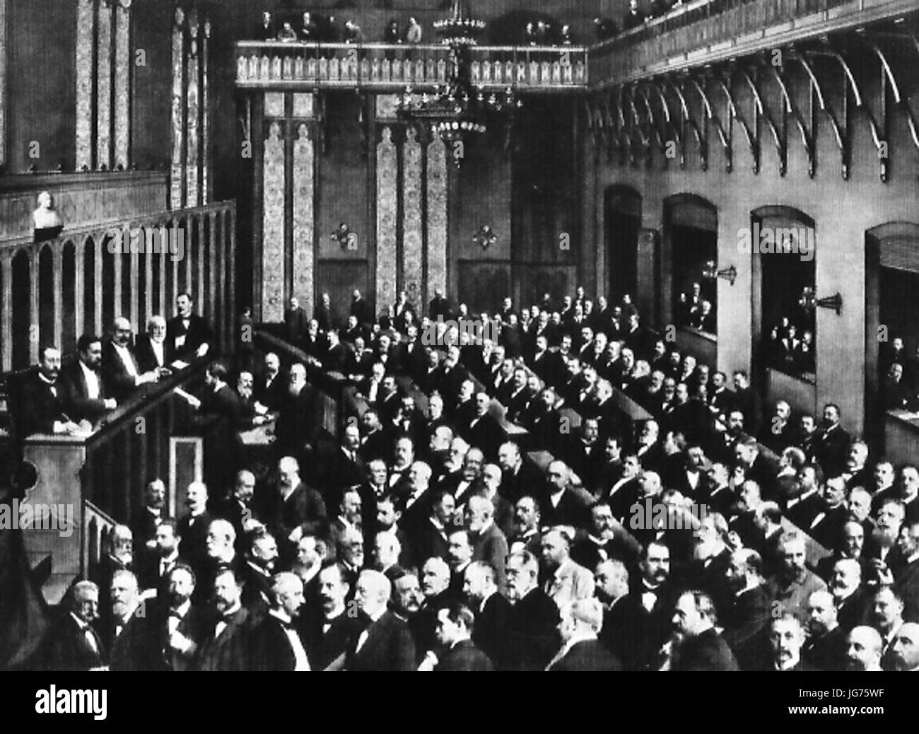 Session der Bürgerschaft 1897 Banque D'Images