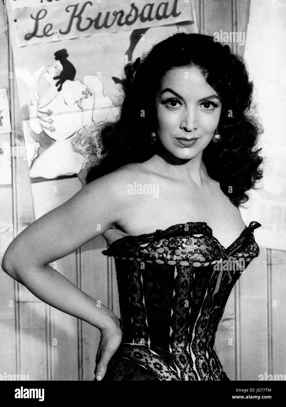 María Félix 1954 Banque D'Images