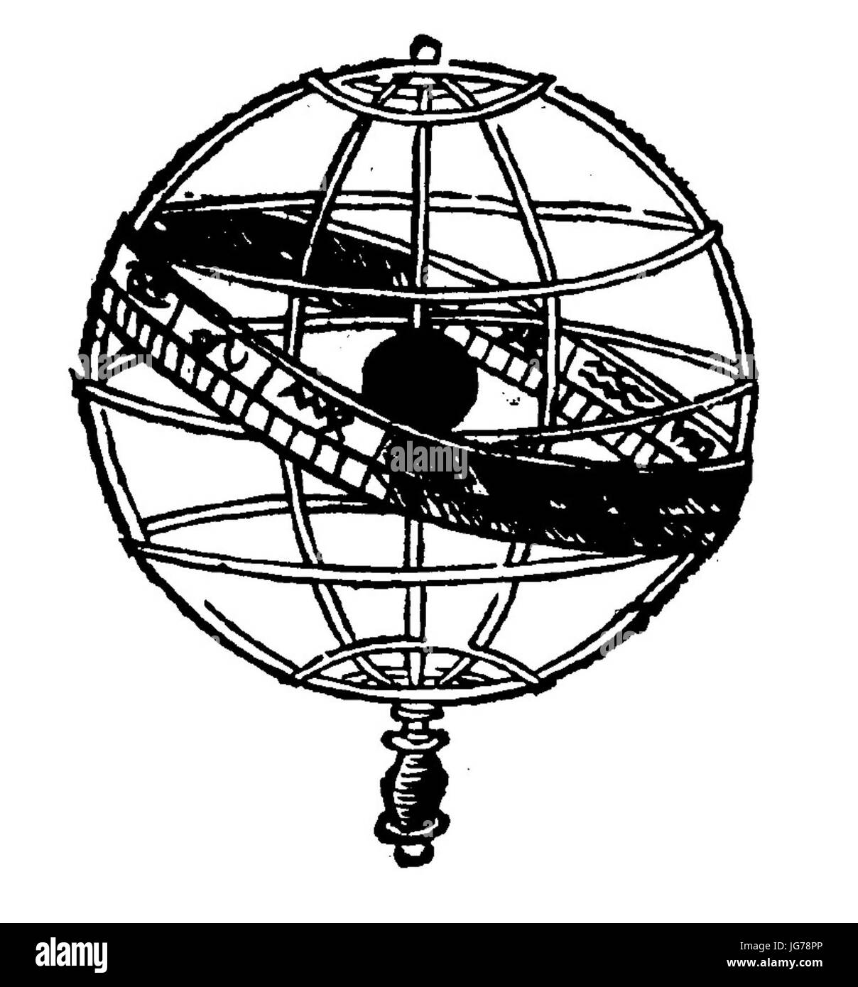 Sphère Sacrobosco Banque D'Images