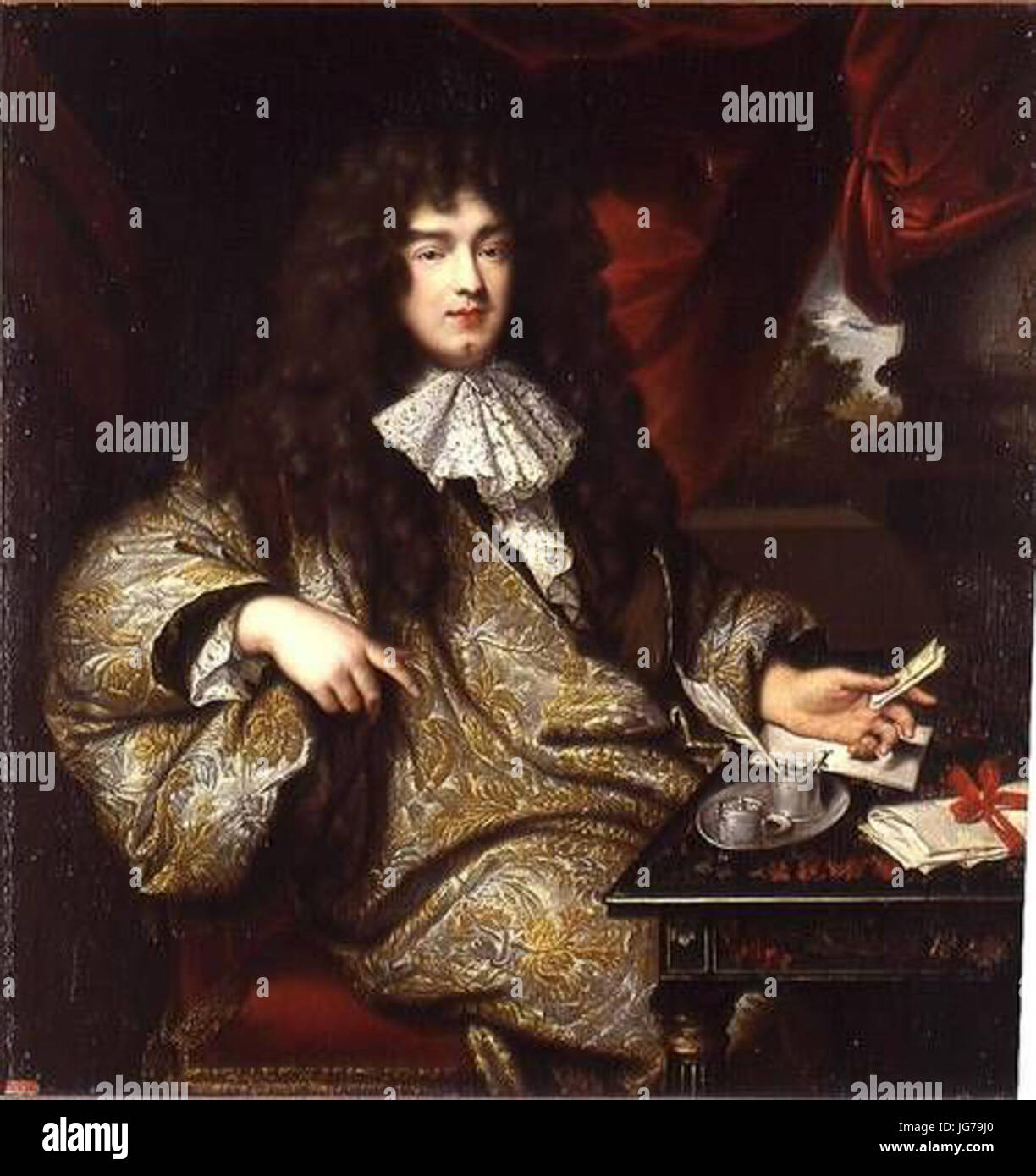 Marc Nattier d'après Claude Lefèbvre Jean-Baptiste Colbert marquis de Seignelay 28167629 Banque D'Images