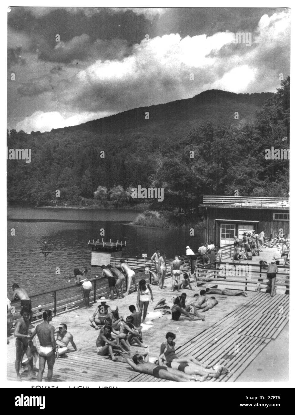 Szováta - 1950 -es évek vége Banque D'Images