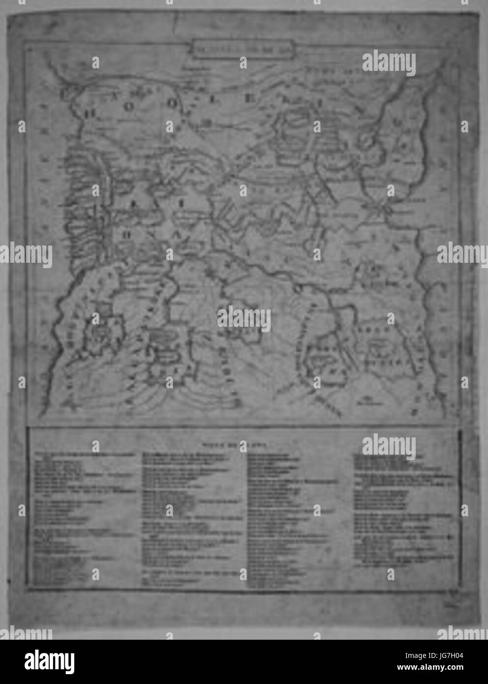 Temperance map 1843 Wilthberger Hawaiian par C. Maisons Mission Museum Banque D'Images