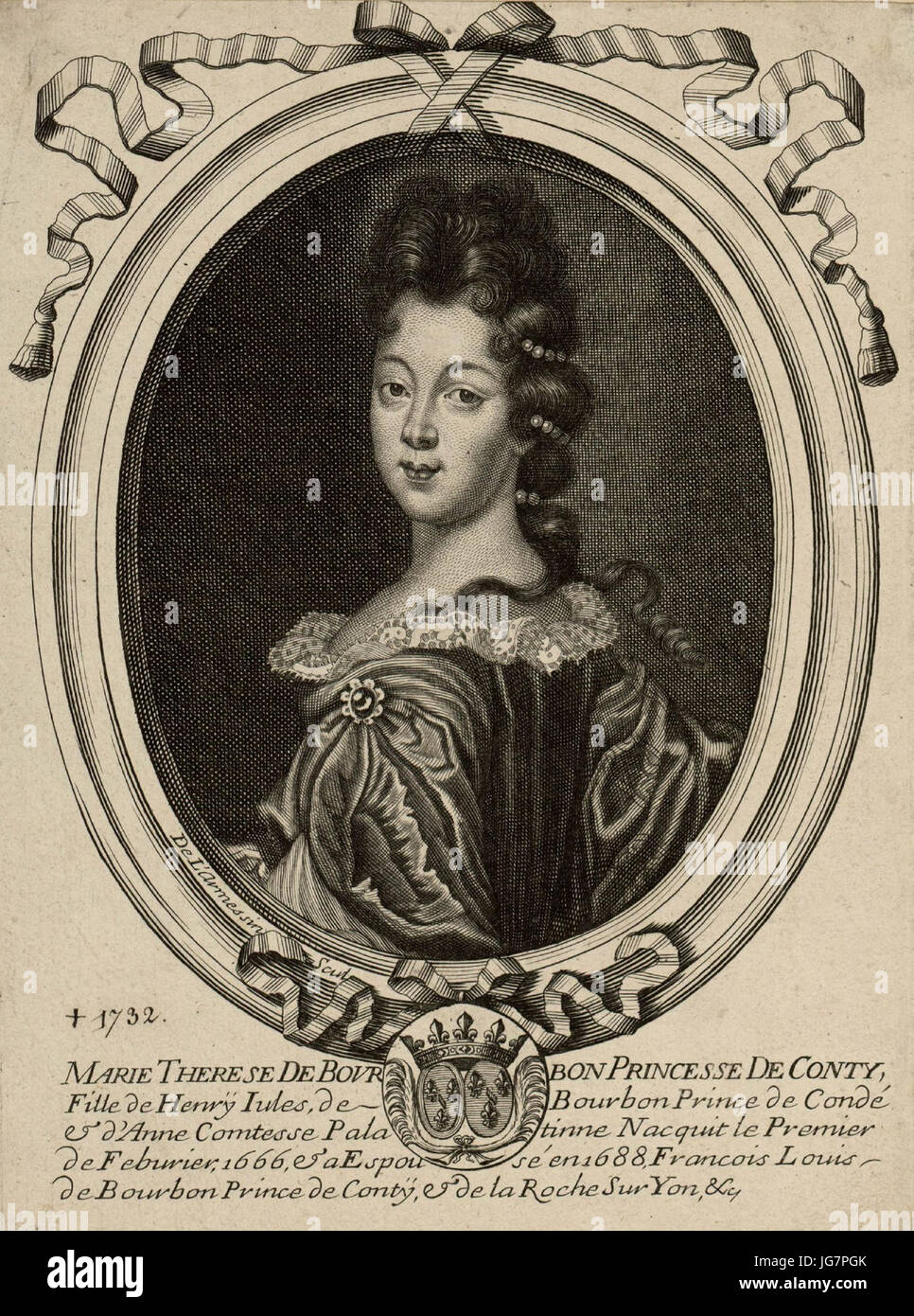 MarieThérèse de Bourbon, princesse de Conti Nicolas Ier de Larmessin