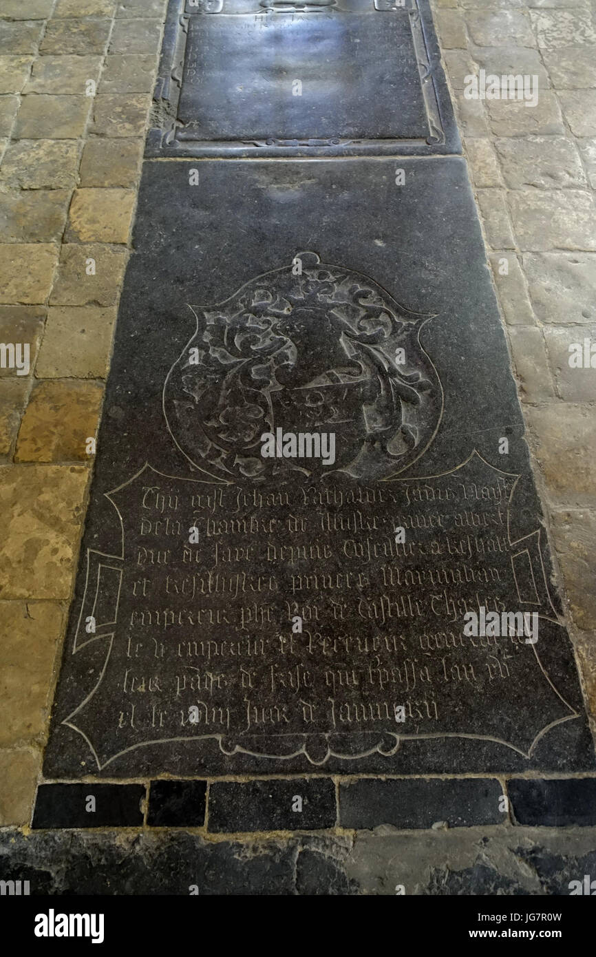 Tomb - Église Notre-Dame du Sablon - Bruxelles, Belgique - DSC08166 Banque D'Images