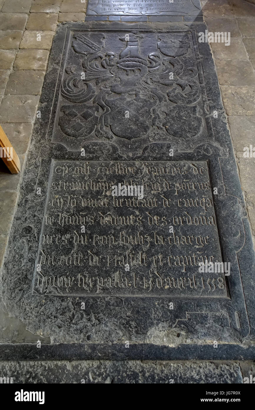 Tomb - Église Notre-Dame du Sablon - Bruxelles, Belgique - DSC08169 Banque D'Images