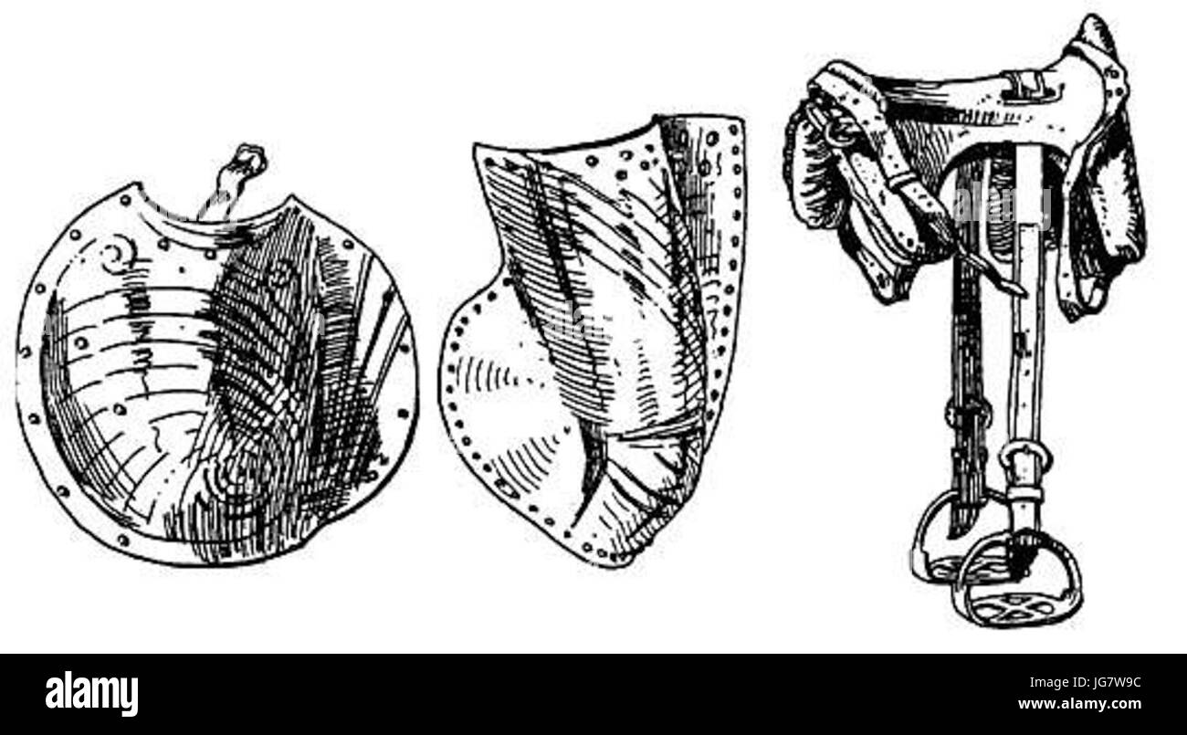 Turbierzubehör Streiftartsche Turniersattel Dilge und kleiner 621623 Banque D'Images