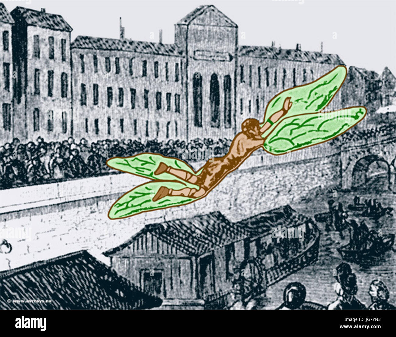 Marques de Bacqueville em 19 de dezembro de 1742 Banque D'Images