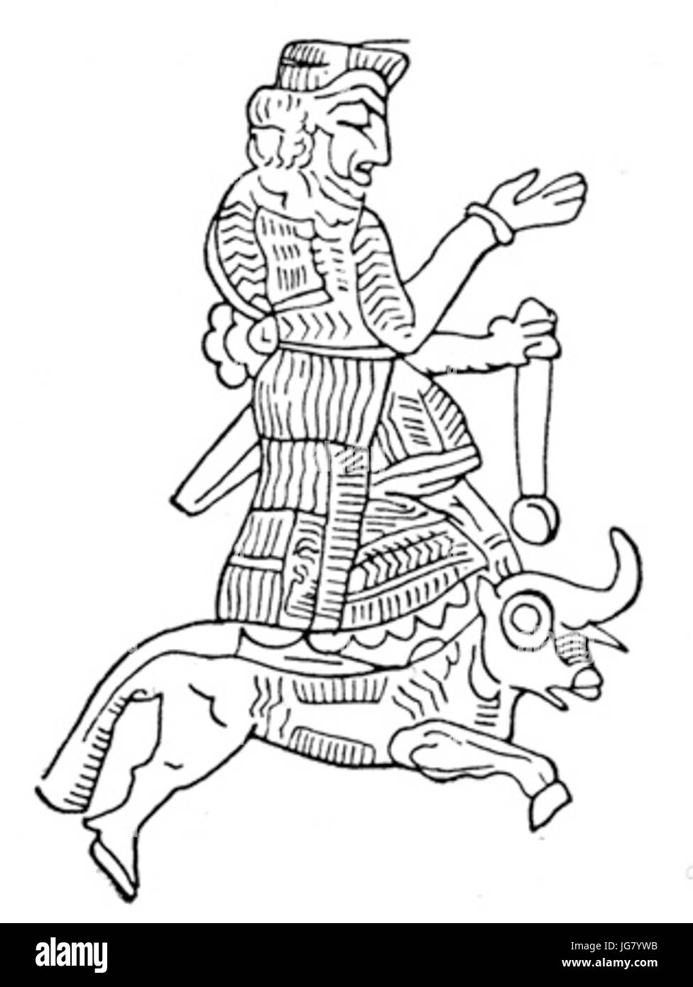 Urartu Dieu Teshejba Banque D'Images