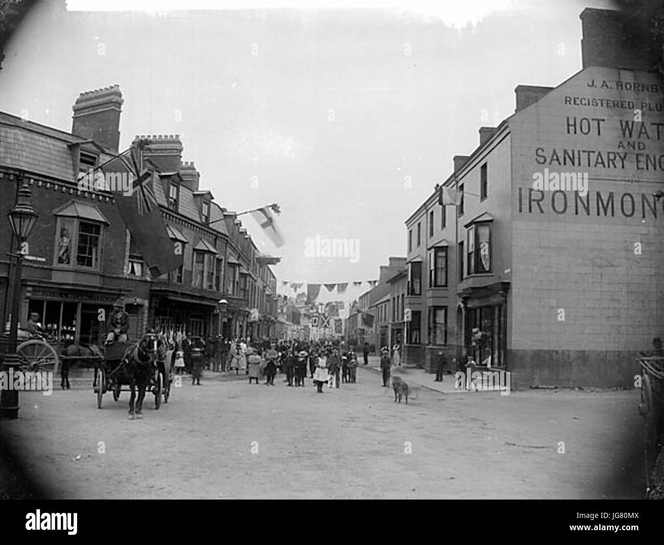Carte de uxbridge Banque d'images noir et blanc Alamy