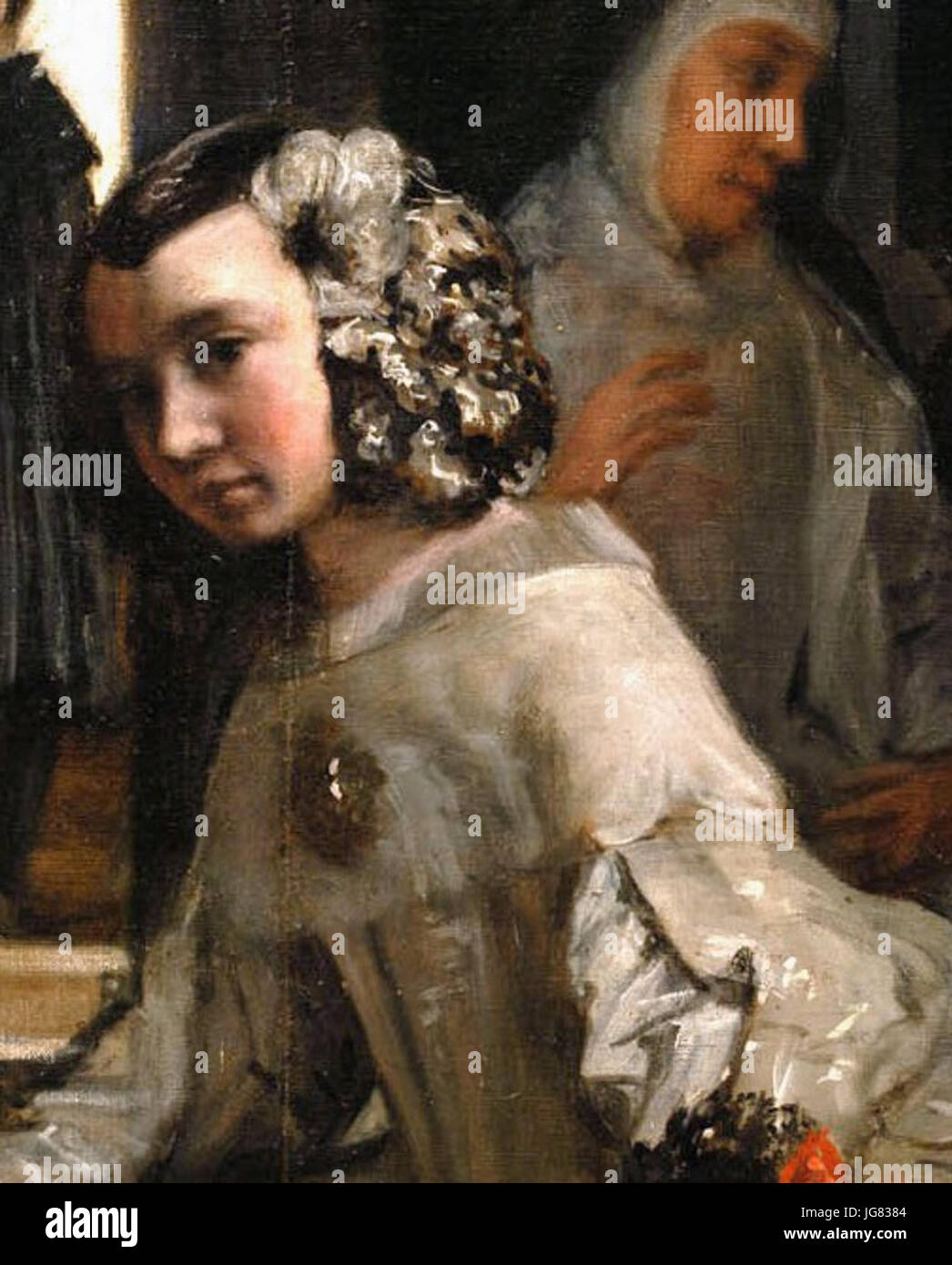 Velasquez, doơ3B1a Isabel de Velasco Banque D'Images