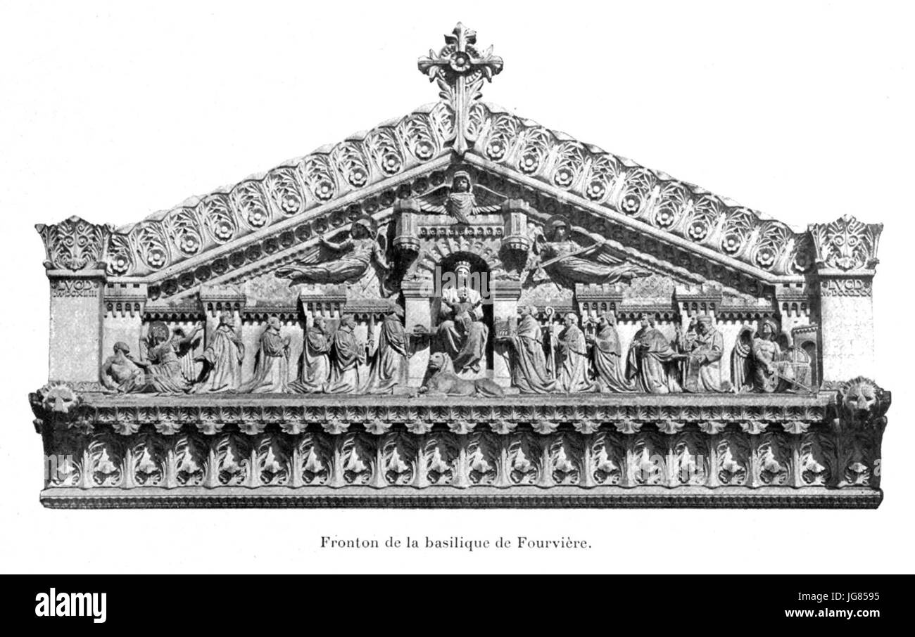 Martin - Histoire des églises et chapelles de Lyon, 1908, tome II 0017 Banque D'Images