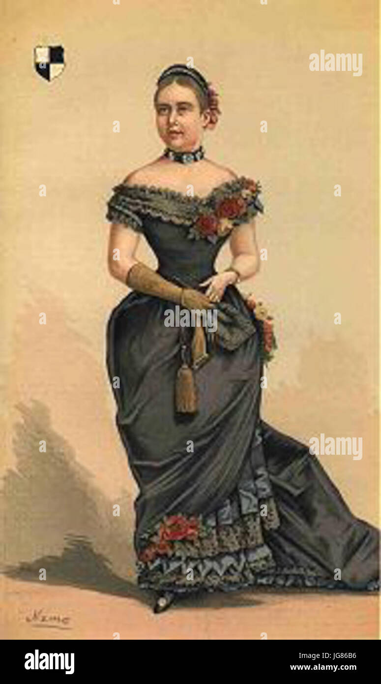 La princesse Royale Victoria Vanity Fair 7 juin 1884 Banque D'Images