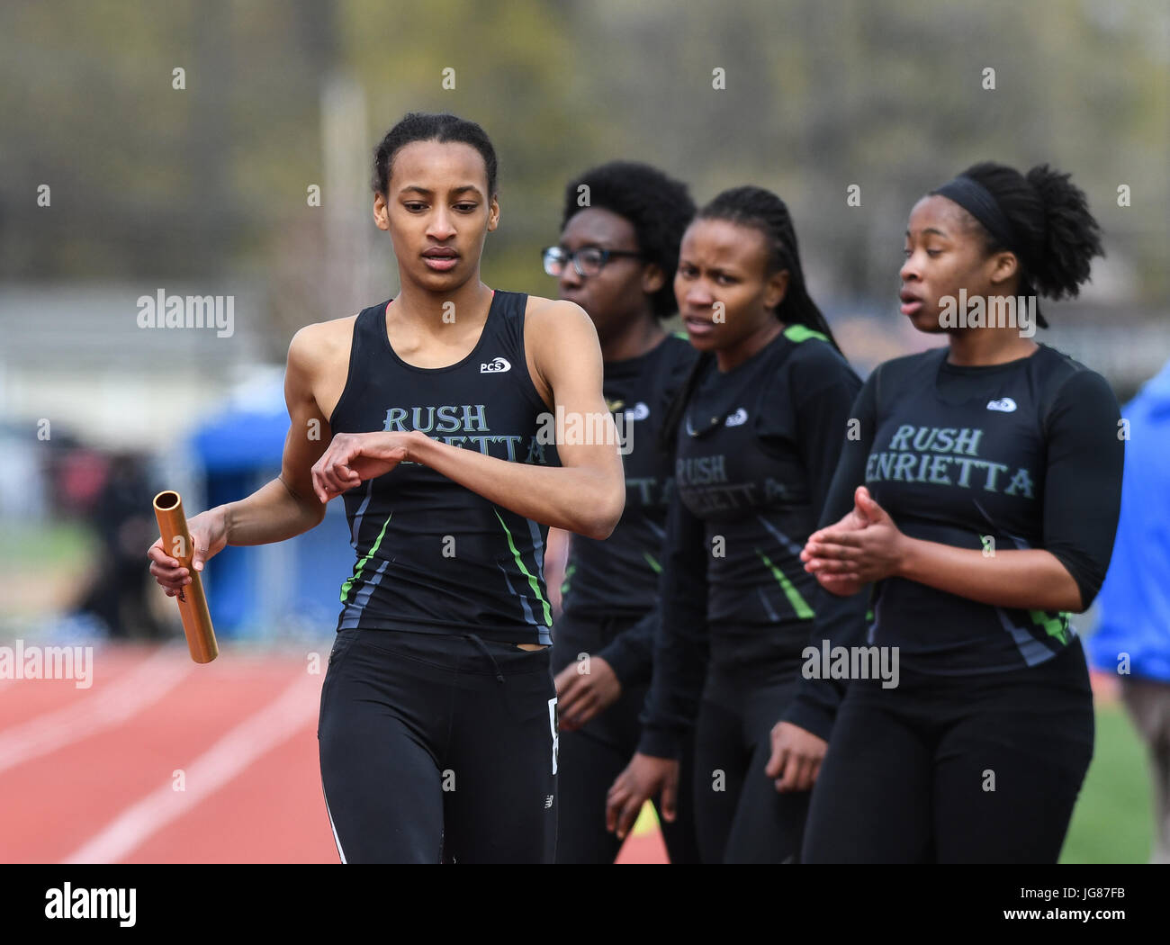 14 avril 2017 : Sammy Watson à la course relais d'Henrietta. Photo par Alan Schwartz/Cal Sport Media Banque D'Images