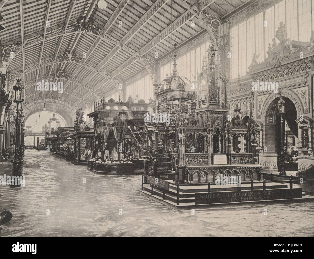 Vue intérieure du grand vestibule d'honneur Banque D'Images