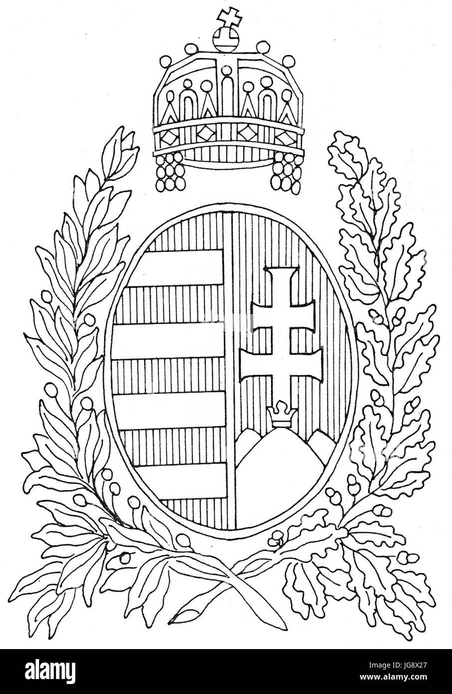 Sgyőr DiäB3filigrane Arms Banque D'Images