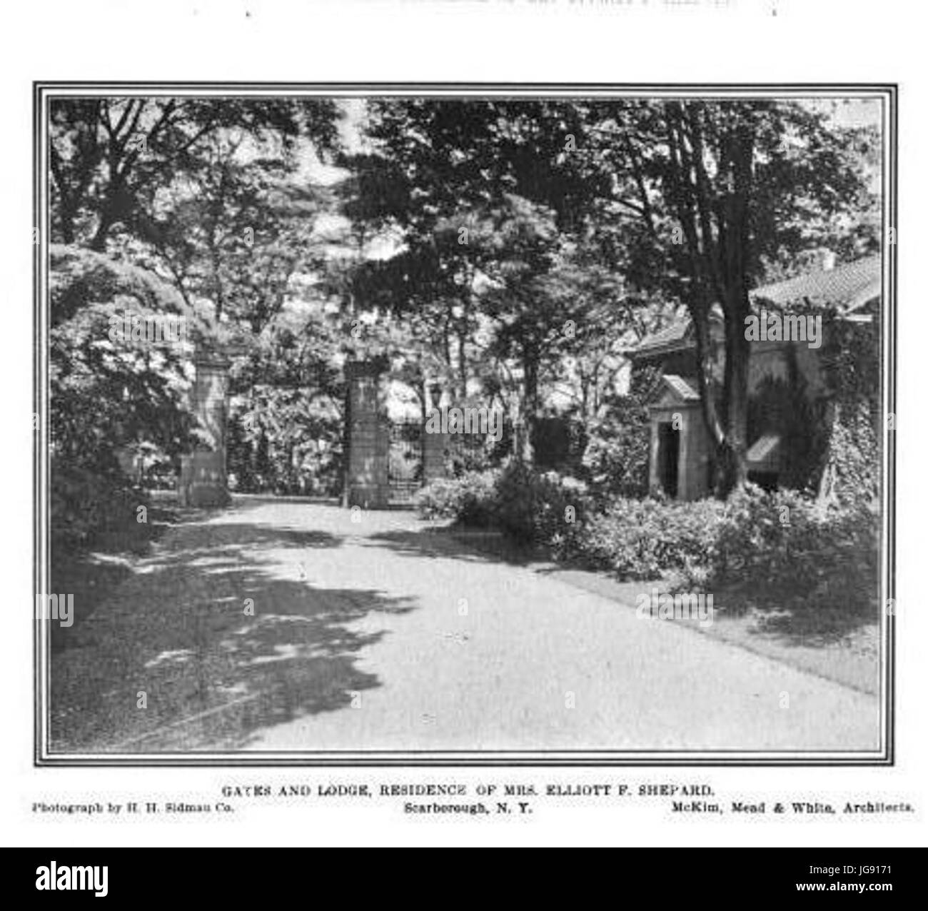 À Briarcliff Manor 281729 Woodlea Banque D'Images