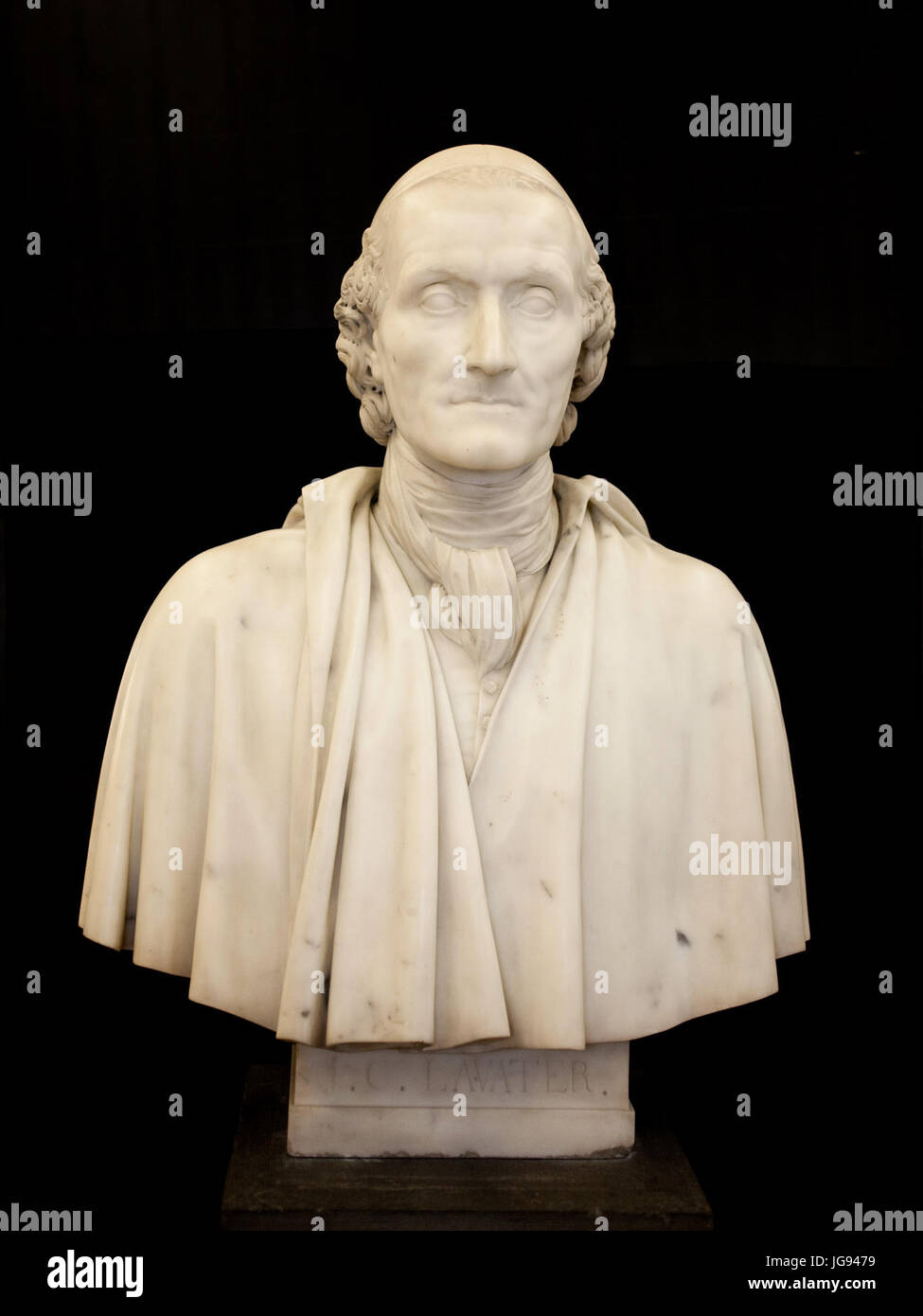 Bibliothèque centrale de Zurich - Johann Caspar Lavater - 500000165 Banque D'Images