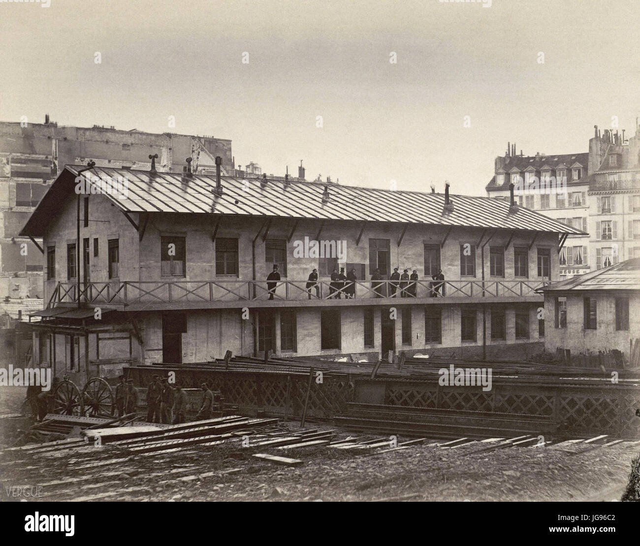 Louis-Émile Durandelle, Agence Garnier, c. 1866 Banque D'Images