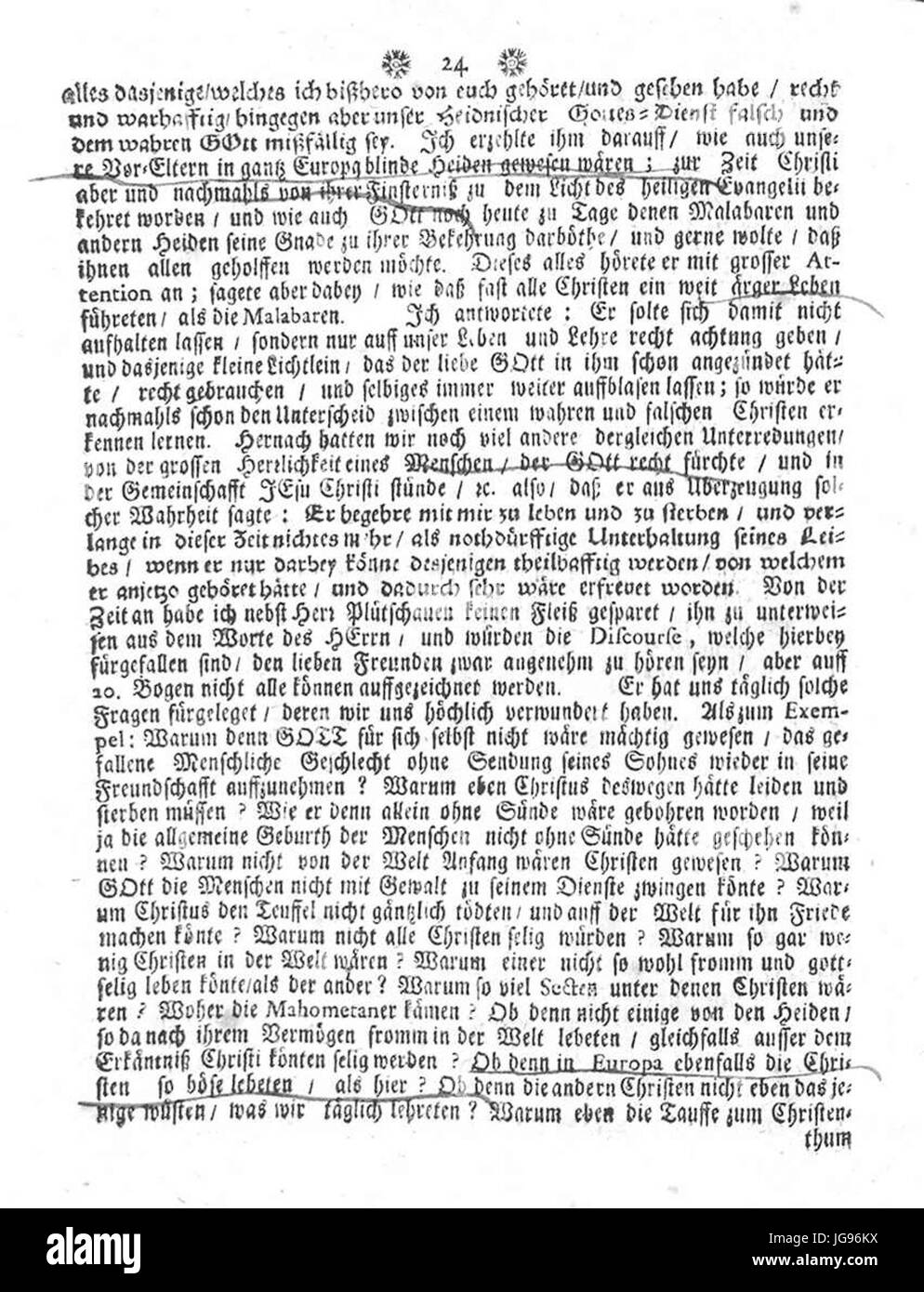 Ost-Indien Merckwürdige Nachricht aus 24 Banque D'Images