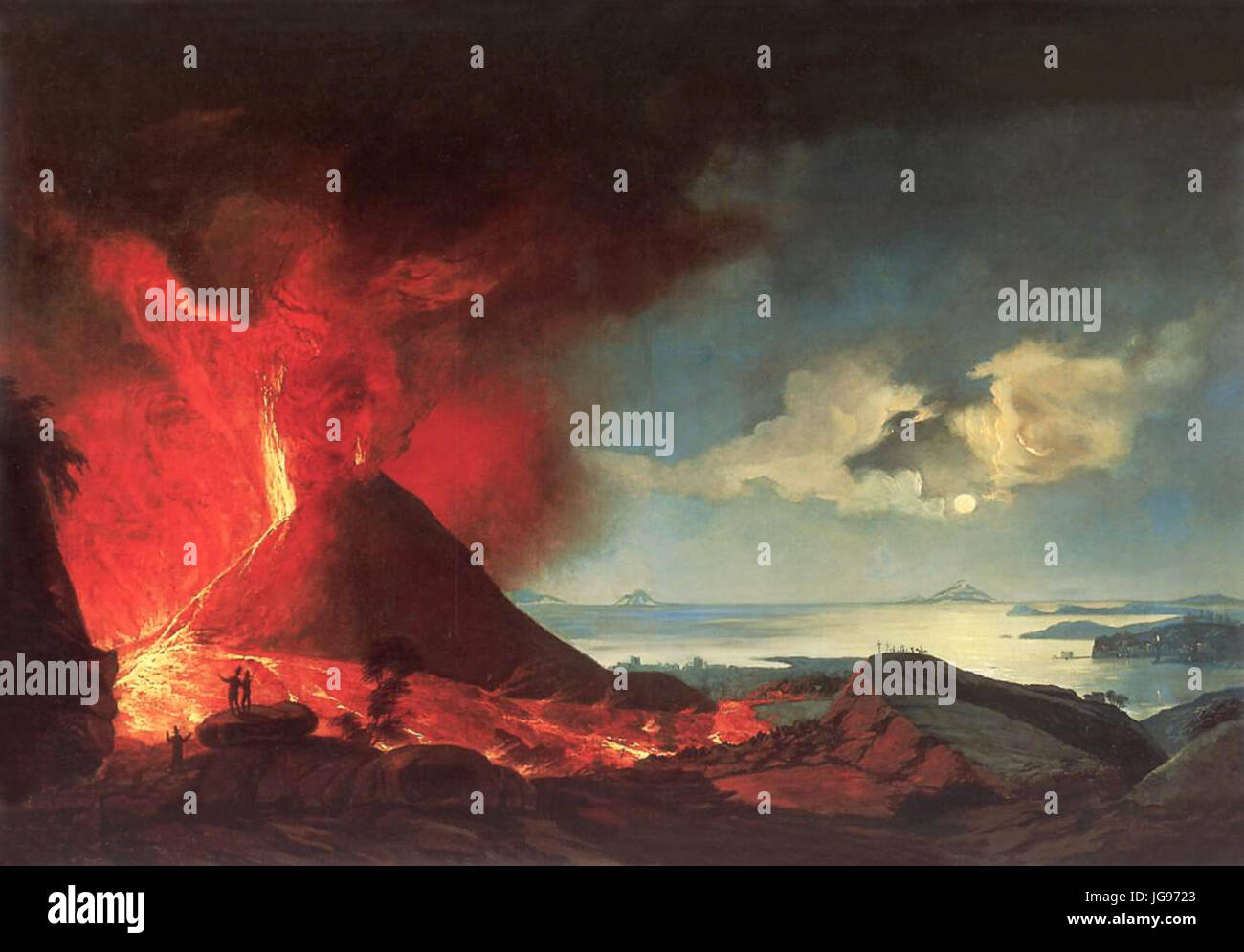 Lajos Mezey Vulkankitörés Banque D'Images