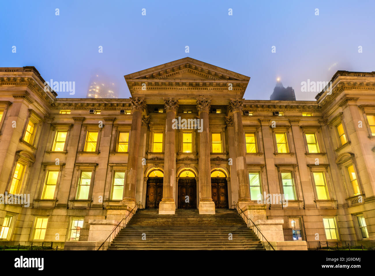 Ancien Nouveau Palais de justice du comté de York, il est également connu sous le nom de palais de Tweed à Manhattan Banque D'Images