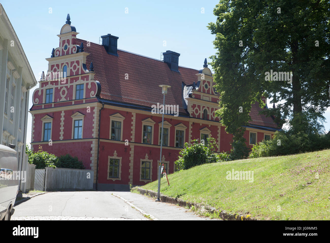 Biskopsgården où l'évêque de Strängnäs vit depuis les années 1600 Banque D'Images