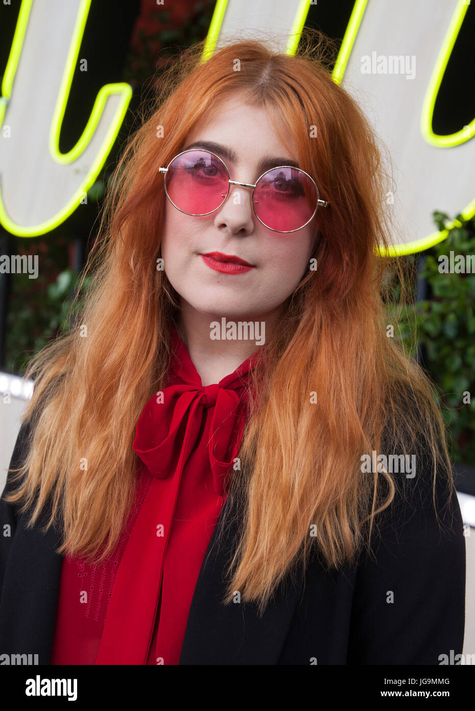 MISS LI ou Linda Carlsson Swedish singer songwriter 2017 Banque D'Images