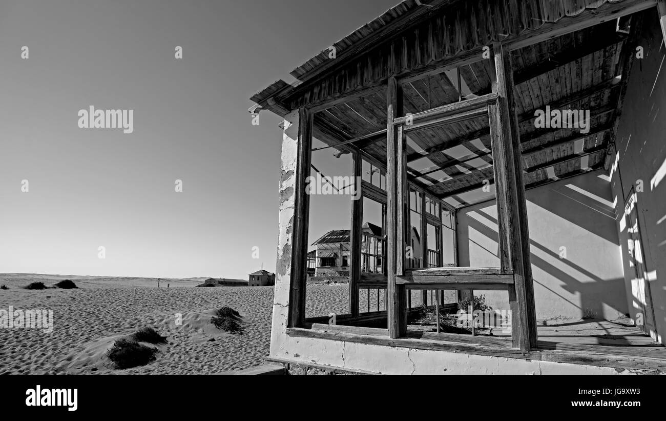 Kolmanskop Ghost Town en Namibie Banque D'Images
