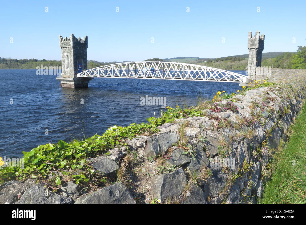 Réservoir Vartry, Irlande, 2017 Banque D'Images