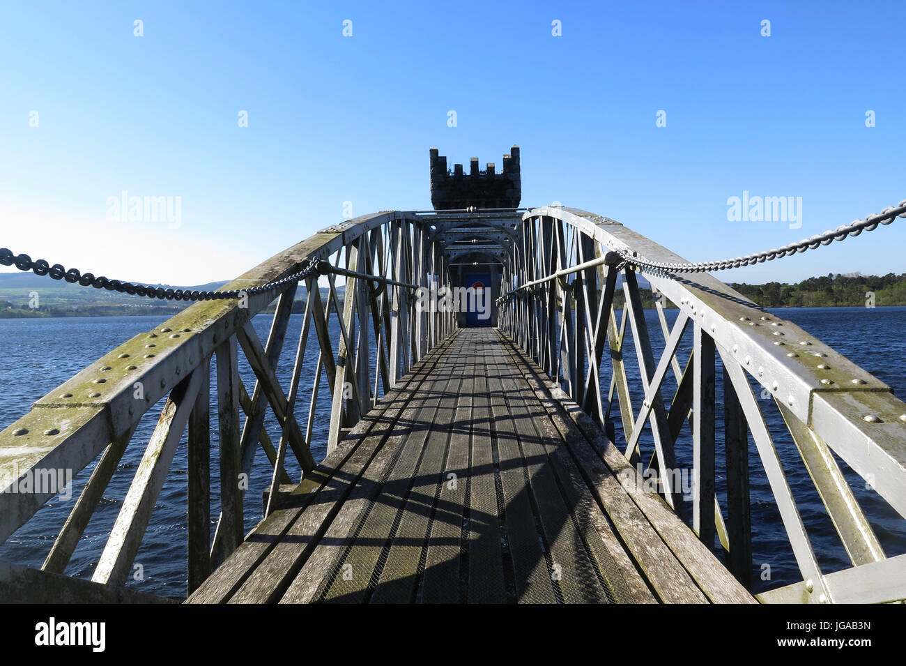 Réservoir Vartry, Irlande, 2017 Banque D'Images