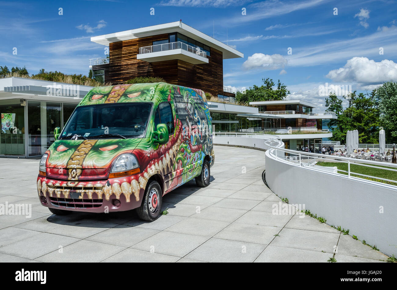 Musée Buchheim de Phantasy situé au nord de Bernried dans Höhenried Park sur les rives du Lac de Starnberg - une maison pour les Collections Buchheim Banque D'Images