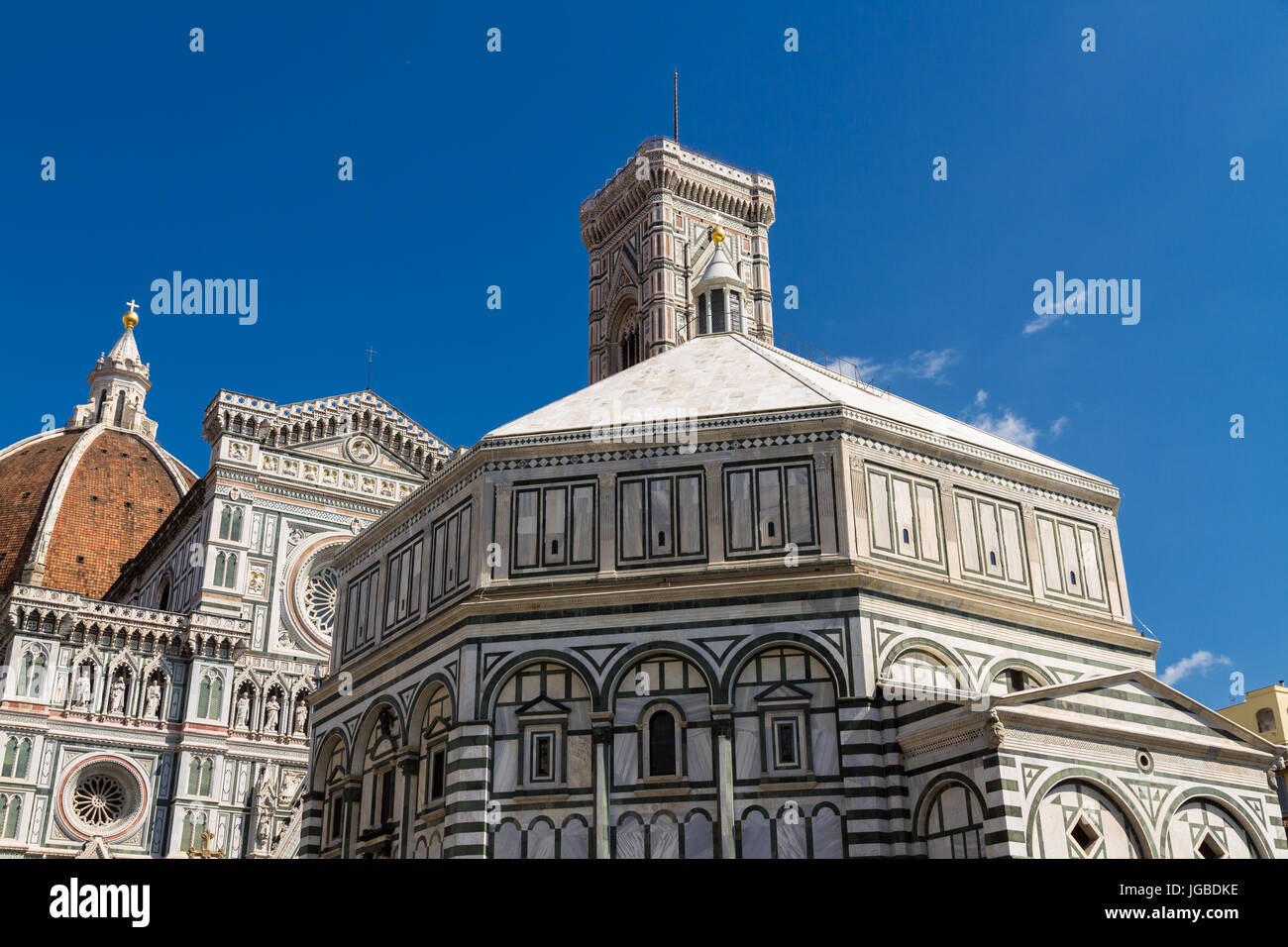 Florence Baptistère ou Baptistère de Saint-Jean à Florence, Italie. Banque D'Images