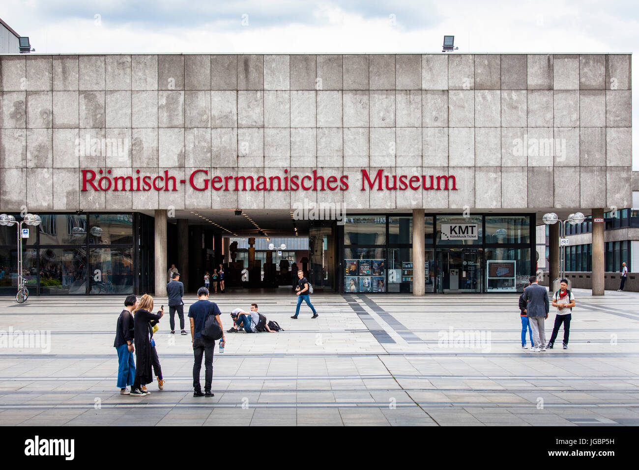 L'Europe, l'Allemagne, en Rhénanie du Nord-Westphalie, Cologne, le musée romain-germanique à la place Roncalli. Banque D'Images