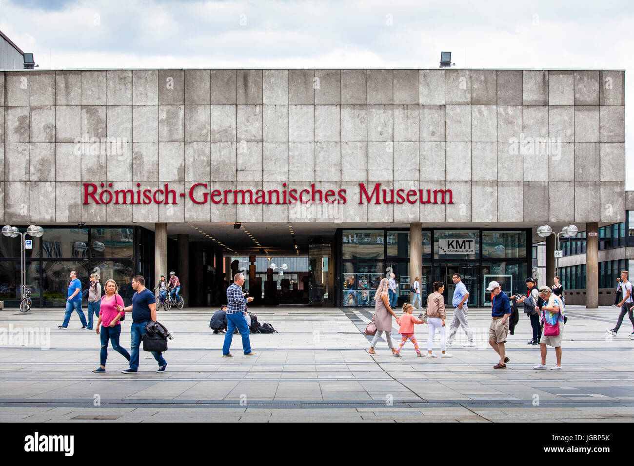 L'Europe, l'Allemagne, en Rhénanie du Nord-Westphalie, Cologne, le musée romain-germanique à la place Roncalli. Banque D'Images