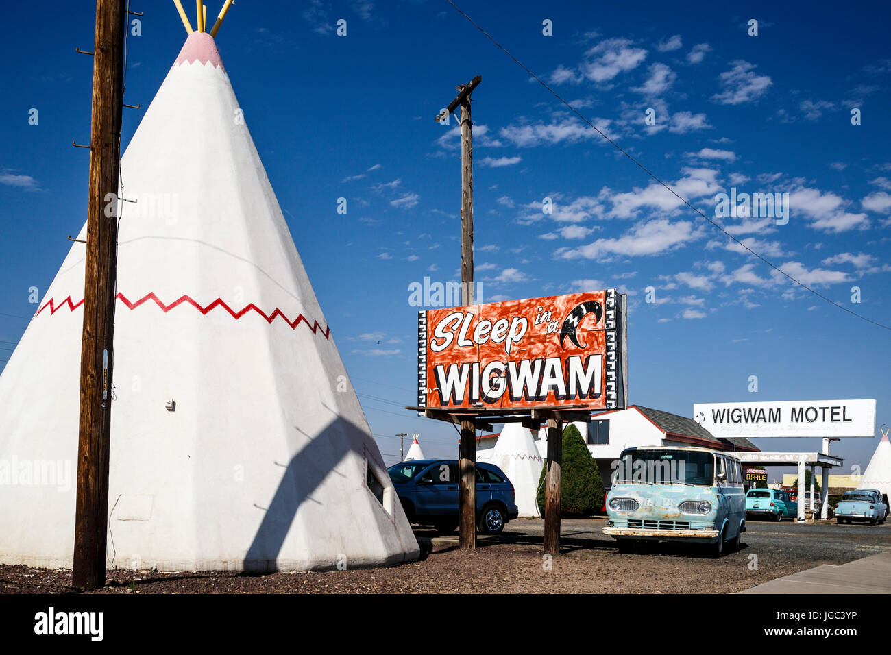 Wigwam Motel, Holbrook, l'historique Route 66, Navajo Comté, Arizona, USA  Photo Stock - Alamy