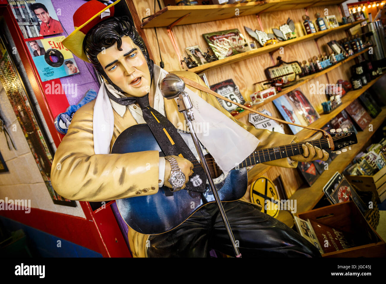 Elvis Presley, Seligman, Arizona, USA Banque D'Images