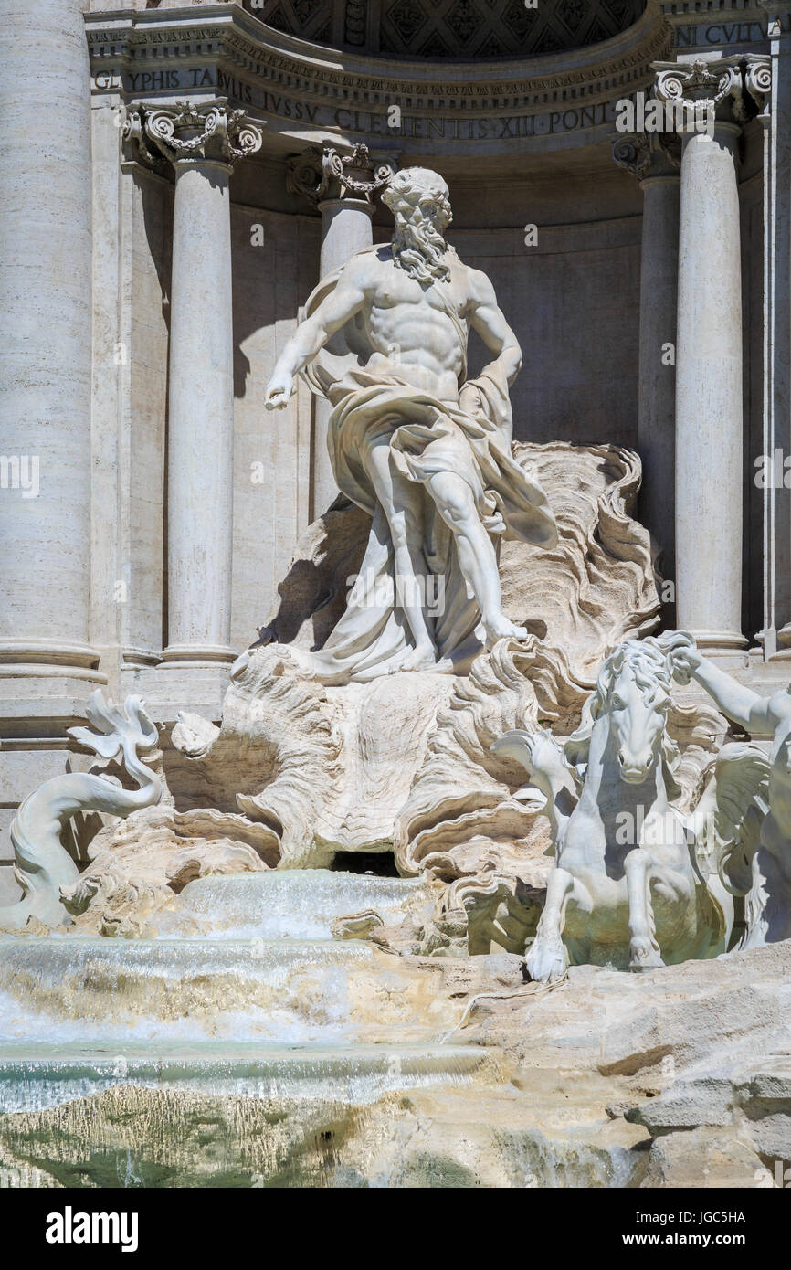 Fontaine de Trevi, Piazza di Spagna, Rome, Italie Banque D'Images