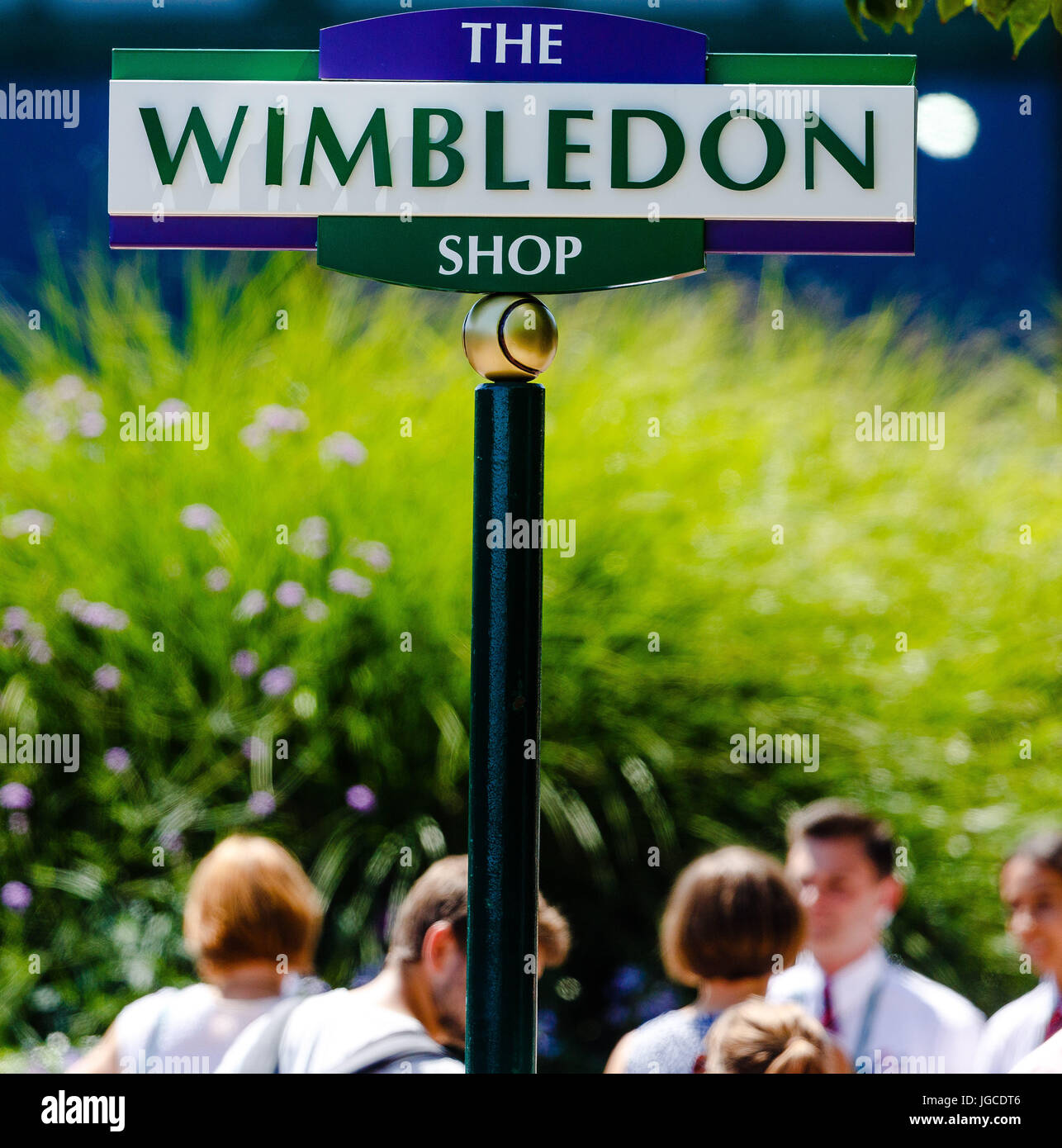 Londres, Royaume-Uni, 5 juillet 2017 : jour 3 au tennis de Wimbledon 2017 au All England Lawn Tennis et croquet club à Londres. crédit : Frank molter/Alamy live news Banque D'Images