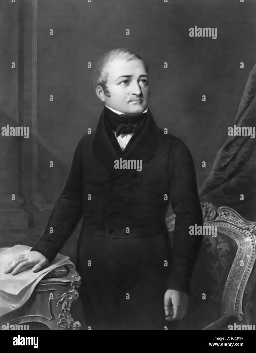 ADOLPHE THIERS (1797-1877) Homme d'État français à propos de 1845 Banque D'Images